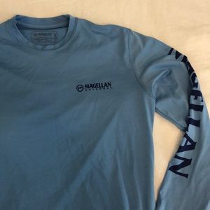 Baby Blue Magellan MagWick shirt size small